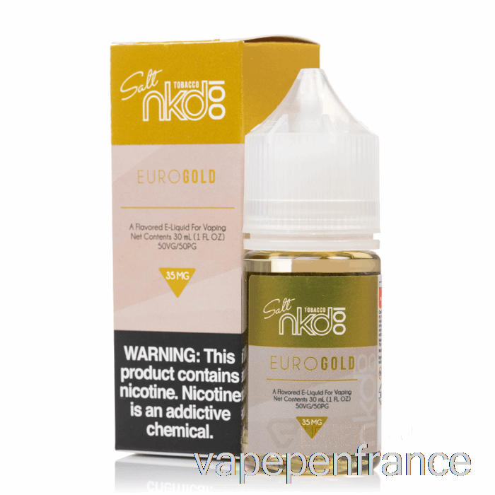 Euro Gold - E-liquide Nkd 100 Sel - Stylo Vape 30ml 50mg
